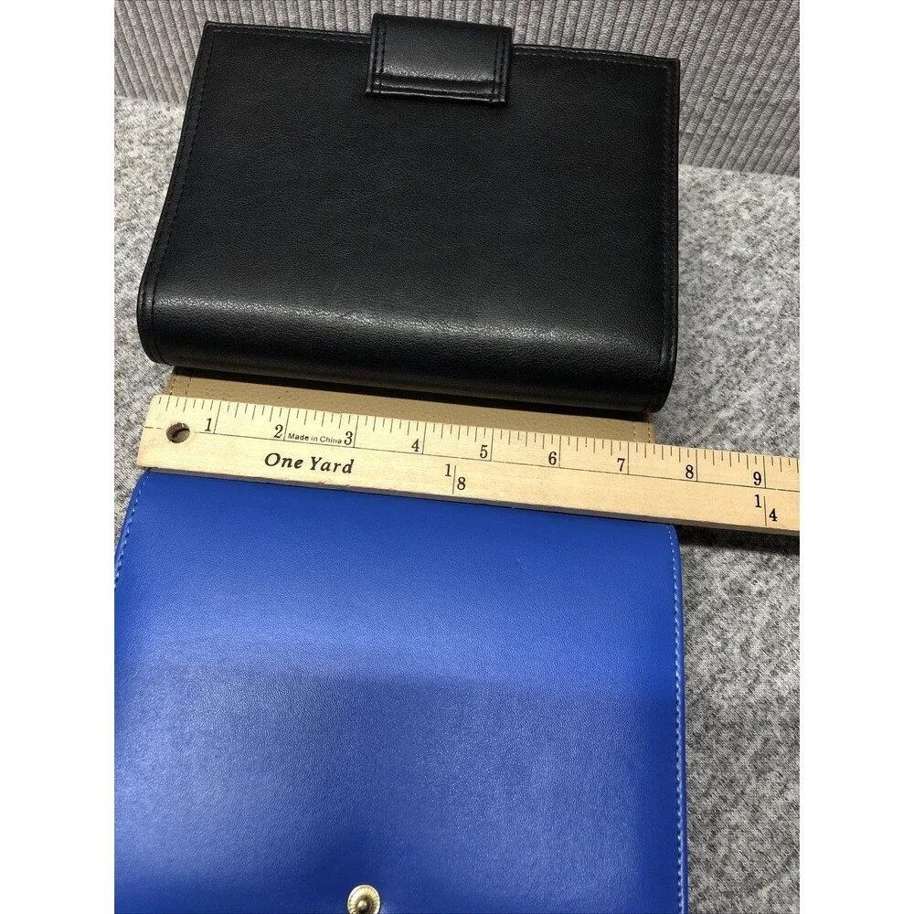 Lot Of 3 Planners Tan Black Blue Franklin Covey 365 & Unbranded